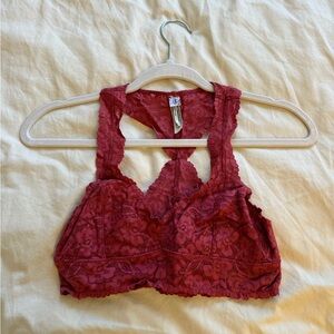 Free People Lace Racerback Bralette